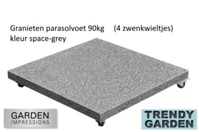 Granieten parasolvoet
