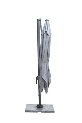 Zweefparsol met vierkant doek